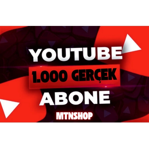  1000 Youtube Abone !!!
